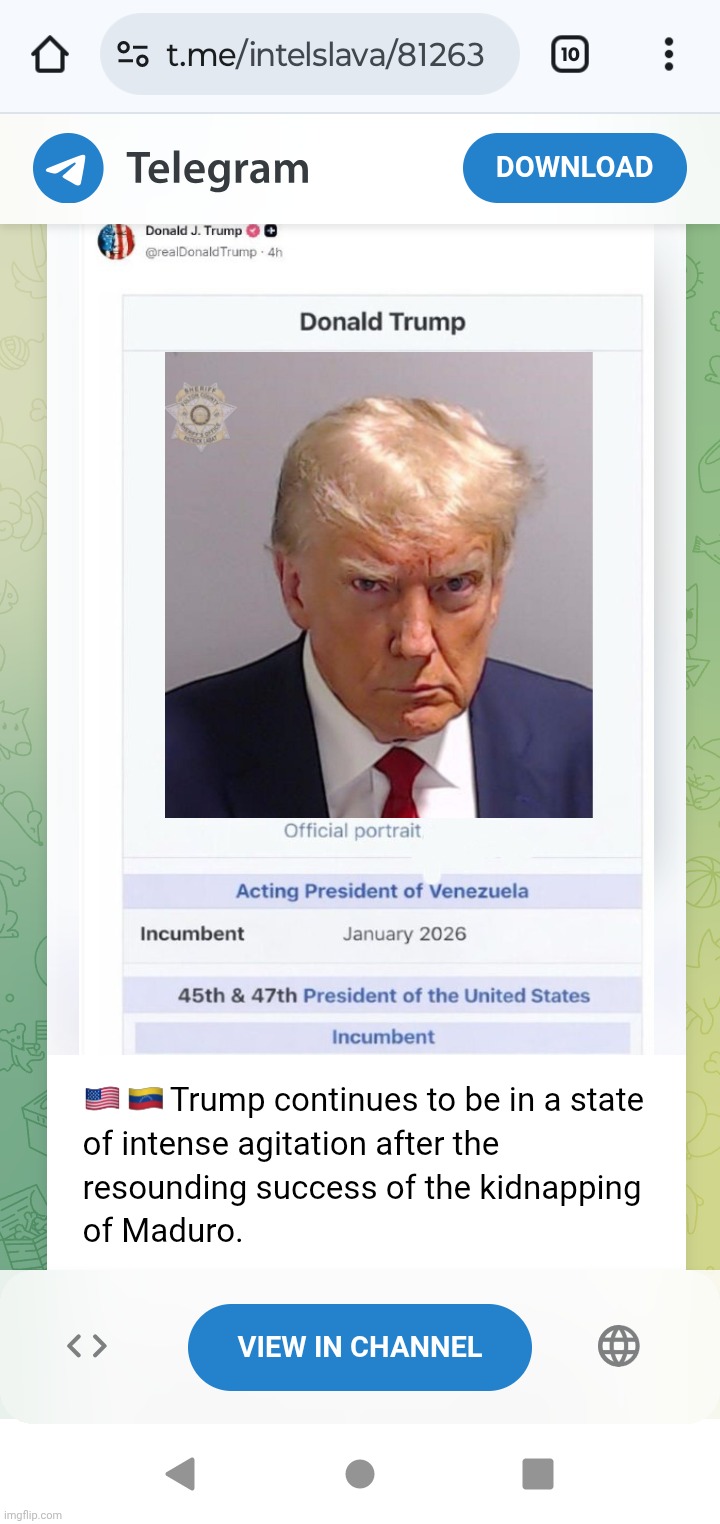 Among the 13 charges Mr Trump faced were racketeering, conspiracy to impersonate a public officer, and making false statements. | image tagged in donald trump mugshot,donald trump executive order,president of venezuela,emporer palpatine,i love democracy,memes | made w/ Imgflip meme maker
