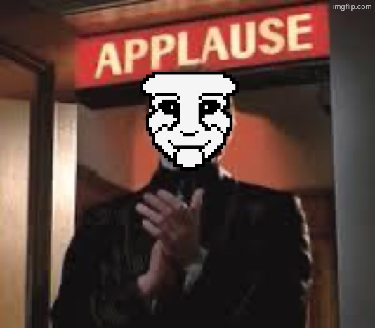 Applause. | image tagged in applause | made w/ Imgflip meme maker