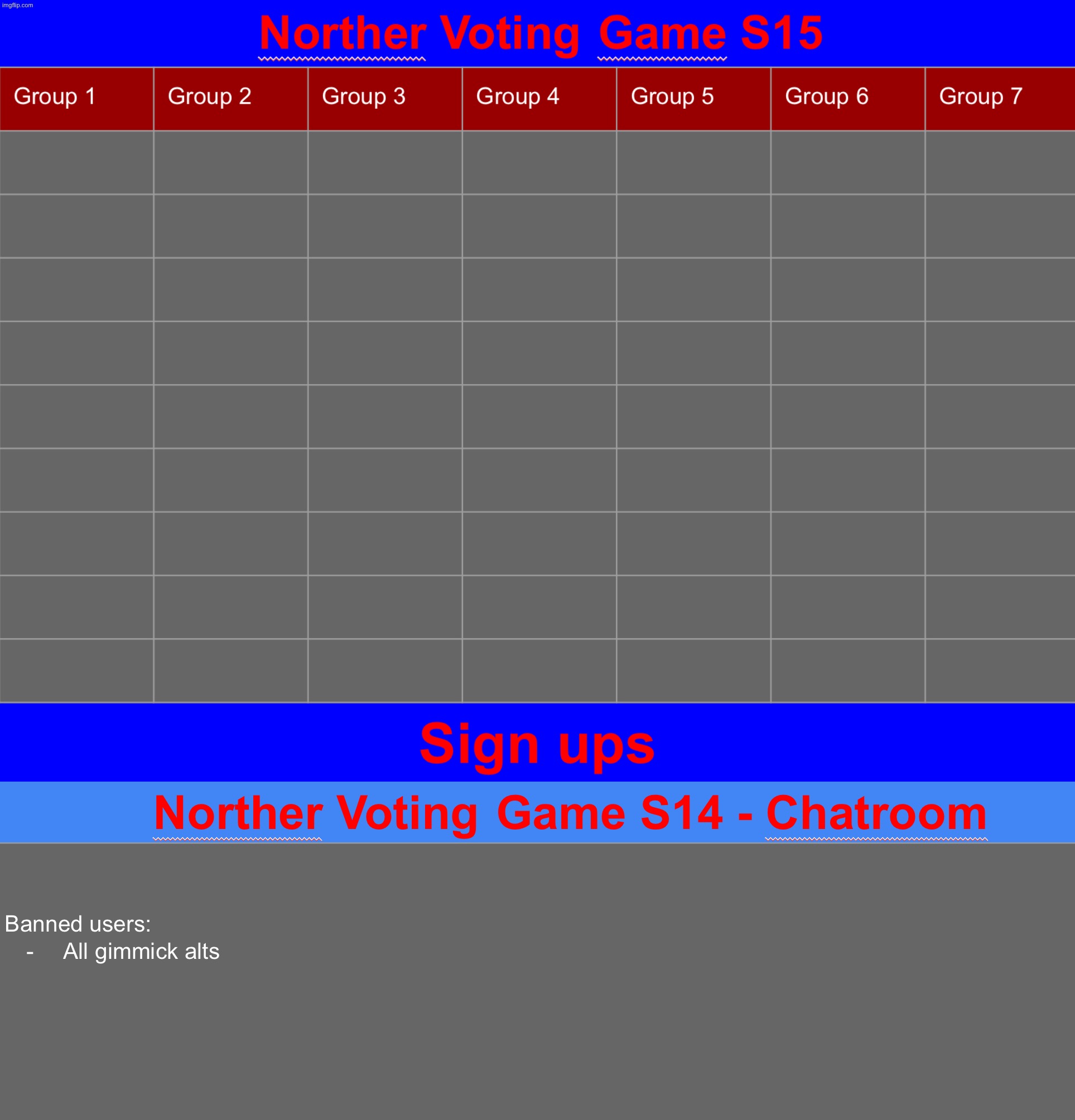 Turns out I have way more free time than I thought so let‘s ball | image tagged in voting game s15 | made w/ Imgflip meme maker