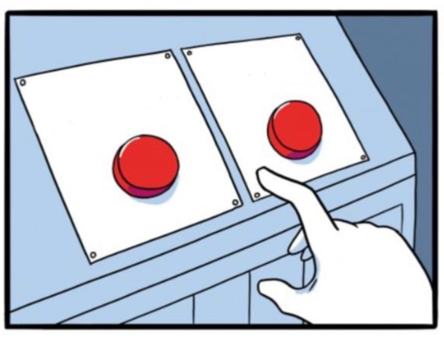 Two buttons Blank Meme Template