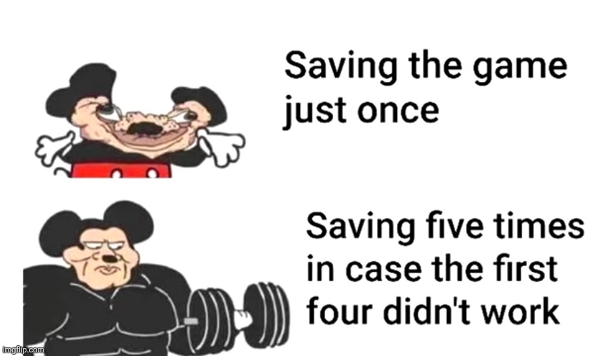 MY OCD is on my MIIIIIND | image tagged in gaming,video games,relatable,micky mouse,save,memes | made w/ Imgflip meme maker
