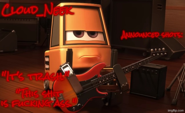 Cloud_Neek's Secondary Announcement Template Blank Meme Template