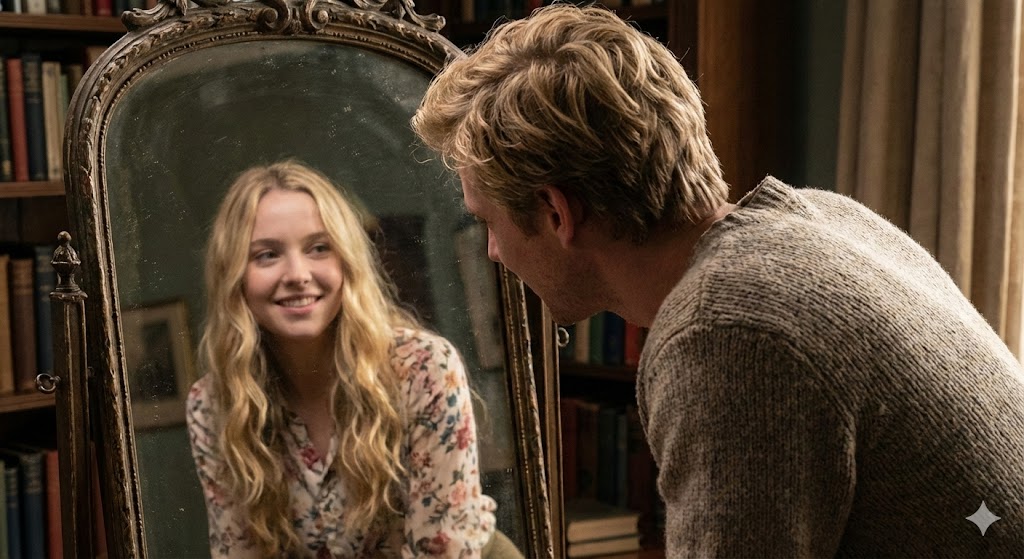 Mirror female male Blank Meme Template