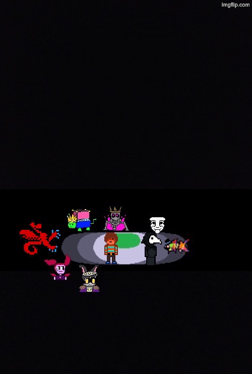 Hex (Flowey) and Keeper (something happened to her eye in the thing) | made w/ Imgflip meme maker