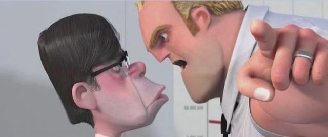 Mr Incredible Pointing Blank Meme Template