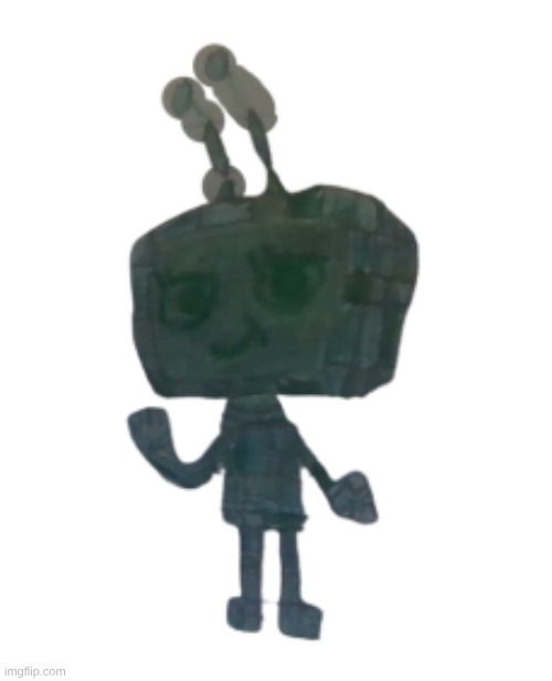 Vee as a stone golem (Dandy's Dungeon) | image tagged in dandy's world,drawing,roblox,au,dandy's dungeon | made w/ Imgflip meme maker