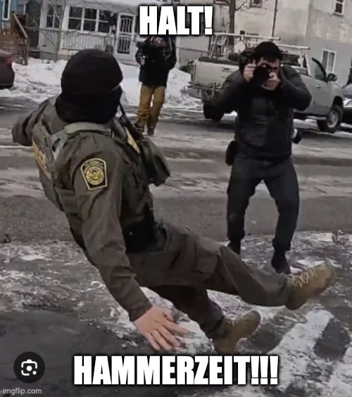 Halt | HALT! HAMMERZEIT!!! | image tagged in hammerzeit,lol,whoops | made w/ Imgflip meme maker