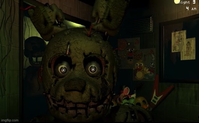 look a springtrap a baby rabbits | image tagged in look a springtrap a baby rabbits | made w/ Imgflip meme maker