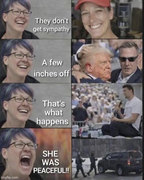 The Compassionate Left | image tagged in liberal logic,sucks,fiery but peaceful,america last | made w/ Imgflip meme maker