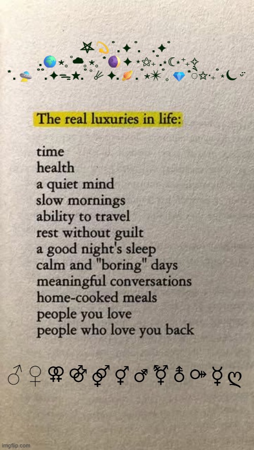 you | 𖤐💫˚ . ✦ ˚.　. ✦˚　.🌍⋆｡ﾟ☁︎｡⋆｡ *🌒✦ ⭑⚝₊˚.⋆☾⋆⁺₊✧　
* . 🛸 ˚˚. ✦ᯓ★.˚ ﾟ☄ ✦.🪐. ˚⋆✴︎˚｡💎*ੈ✩‧₊˚⋆⏾ ᵕ̈; ♂ ♀ ⚢ ⚣ ⚤ ⚥ ⚦ ⚧ ⚨ ⚩ ☿ ღ | image tagged in still a better love story than twilight | made w/ Imgflip meme maker