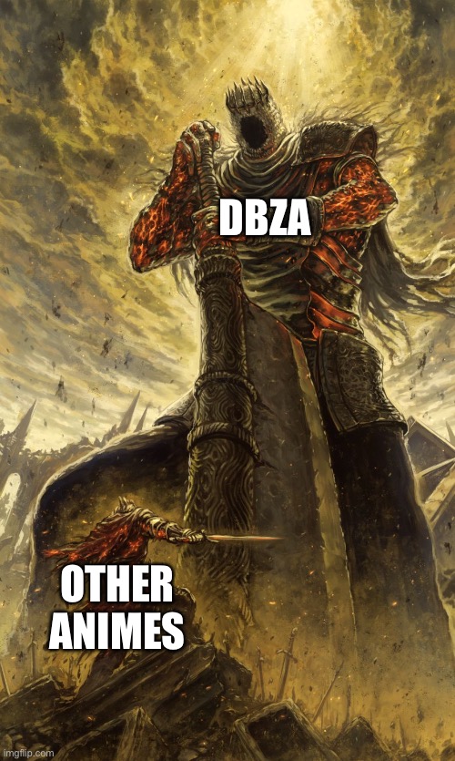 Yhorm Dark Souls | DBZA OTHER ANIMES | image tagged in yhorm dark souls | made w/ Imgflip meme maker