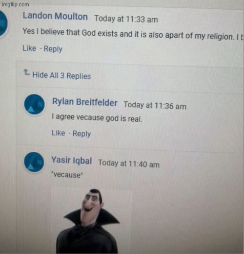 made w/ Imgflip meme maker