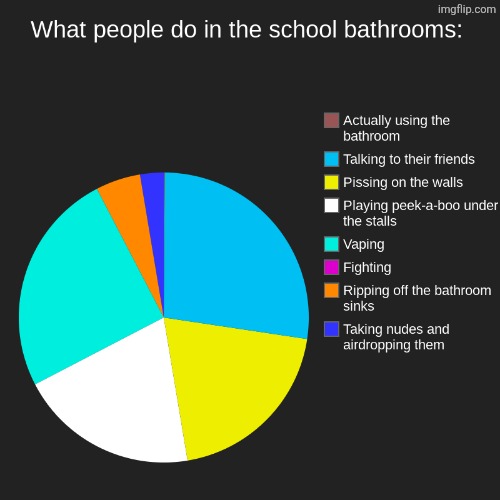 What people do in the school bathrooms | image tagged in what people do in the school bathrooms | made w/ Imgflip meme maker