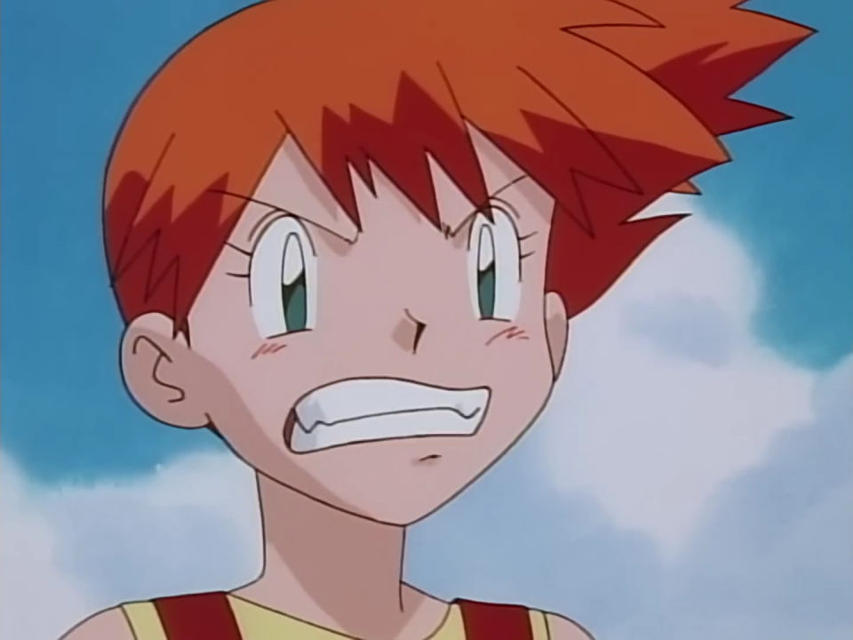 Misty angry Blank Meme Template