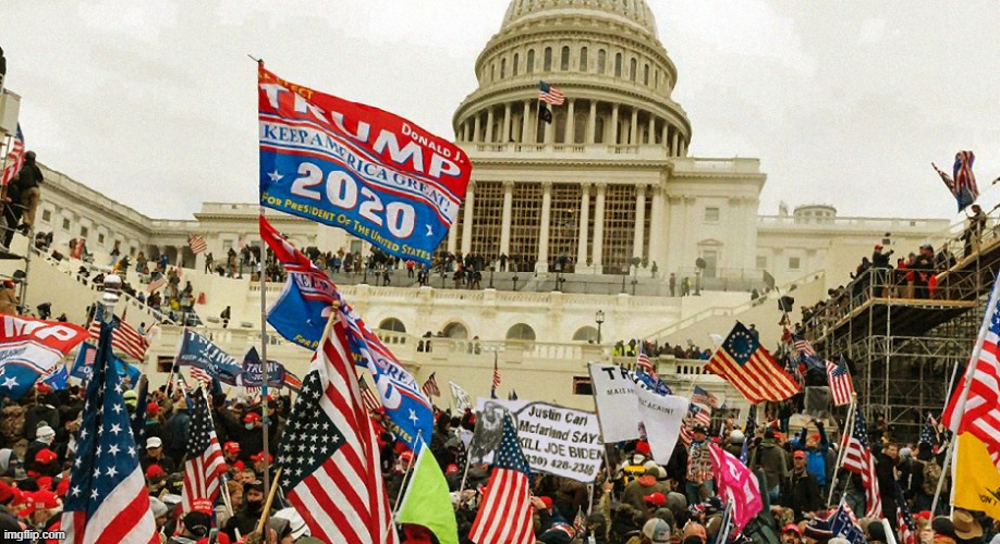 The January 6th Insurrection | image tagged in the january 6th insurrection | made w/ Imgflip meme maker