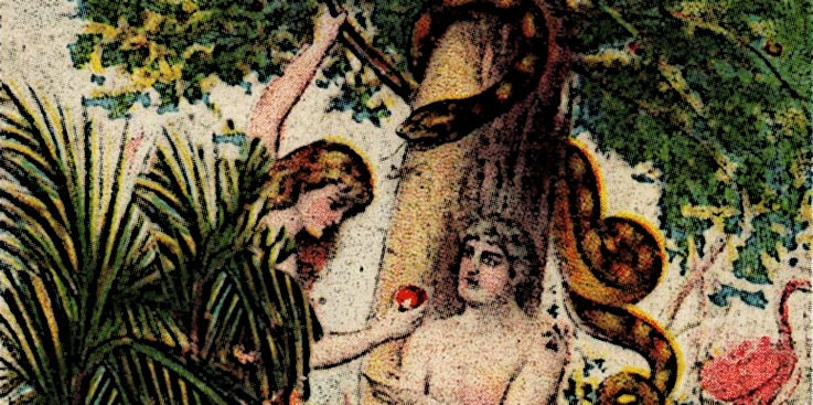 adam and eve Blank Meme Template