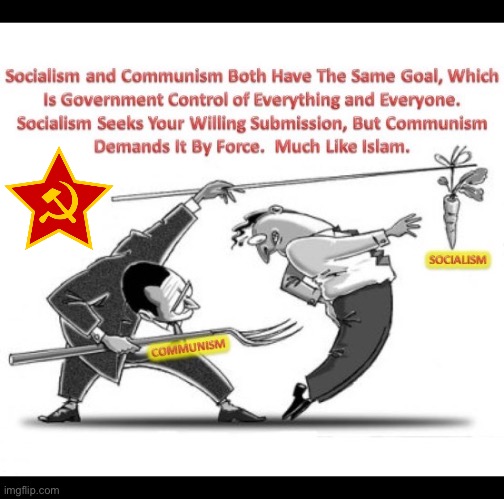 It’s extremely difficult to get them out once they get their foot in the door… | image tagged in anti communists,communism,socialism,the same goal,islam,submission | made w/ Imgflip meme maker