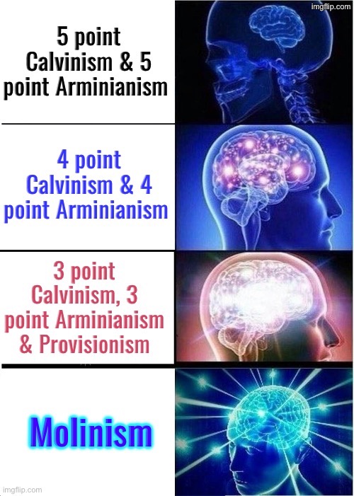 Middle Knowledge fills in the blanks. Ask God directly about it! | image tagged in calvinism,calvinist memes,reformed theology,arminian,molinism,provisionist | made w/ Imgflip meme maker