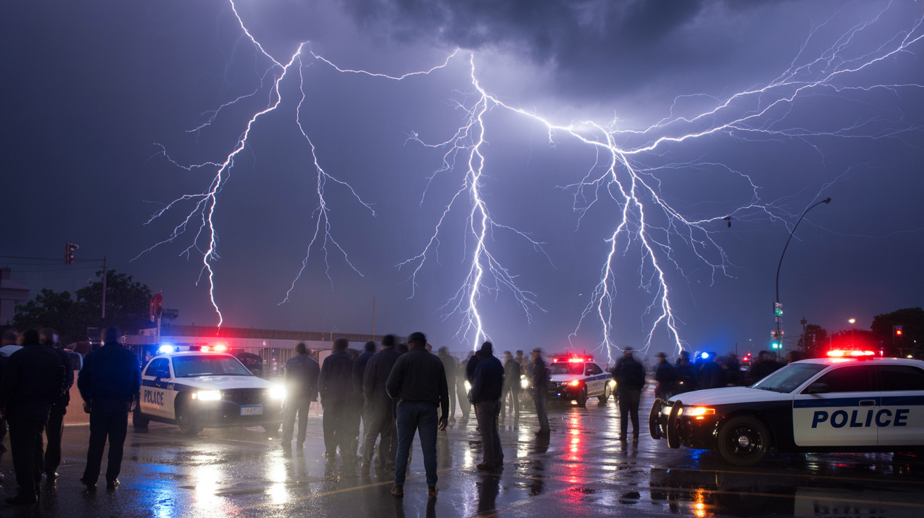 High Quality police storm Blank Meme Template