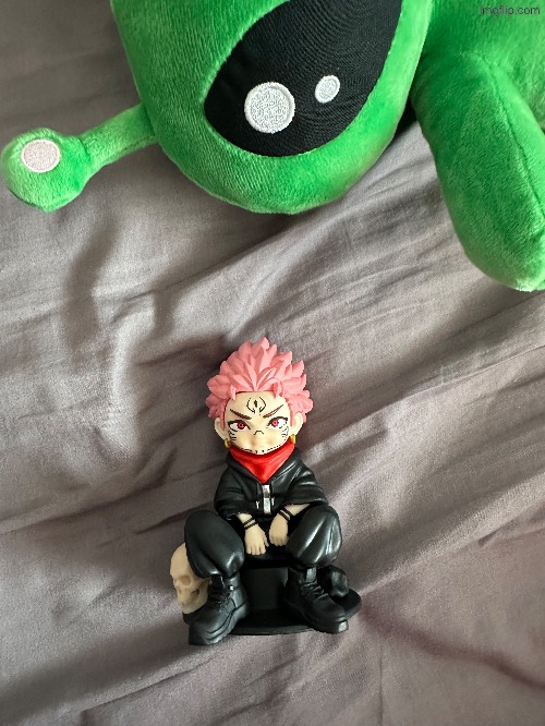 got this figure at a store today and it doesnt even look like sukuna | made w/ Imgflip meme maker