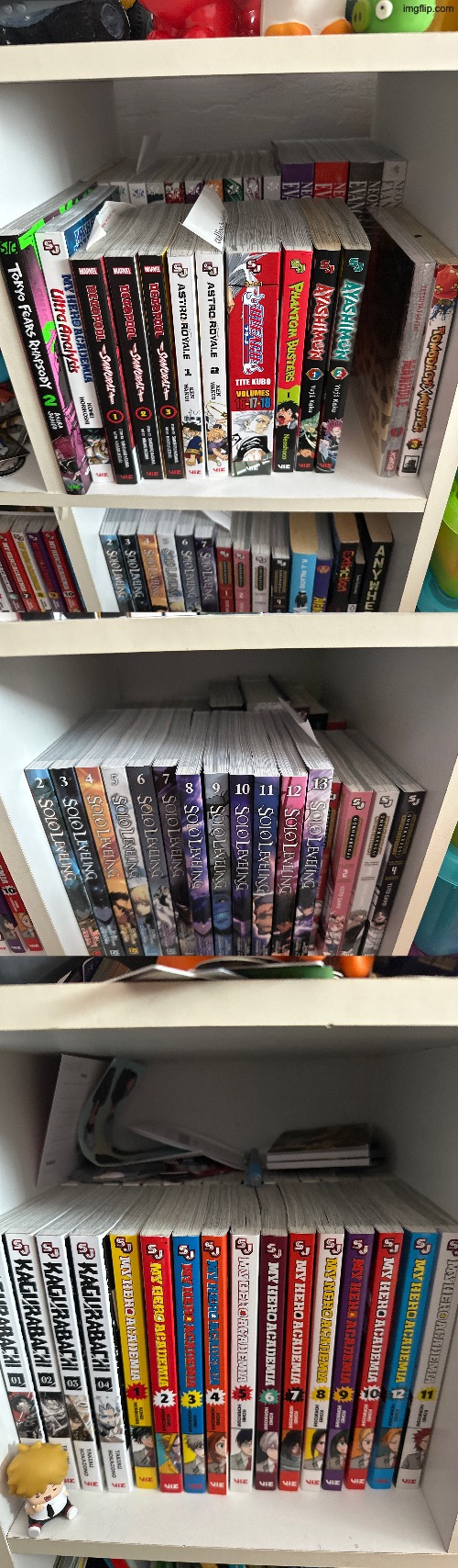 most of the manga i own (missing volumes are at the other place) | made w/ Imgflip meme maker
