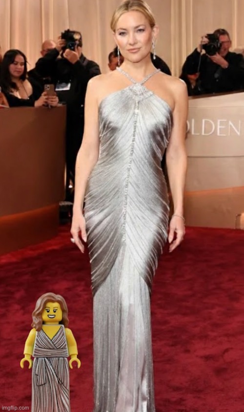Hudson Yards | image tagged in kate hudson,getty images,golden globes,ai art,lego art,brian einersen | made w/ Imgflip meme maker