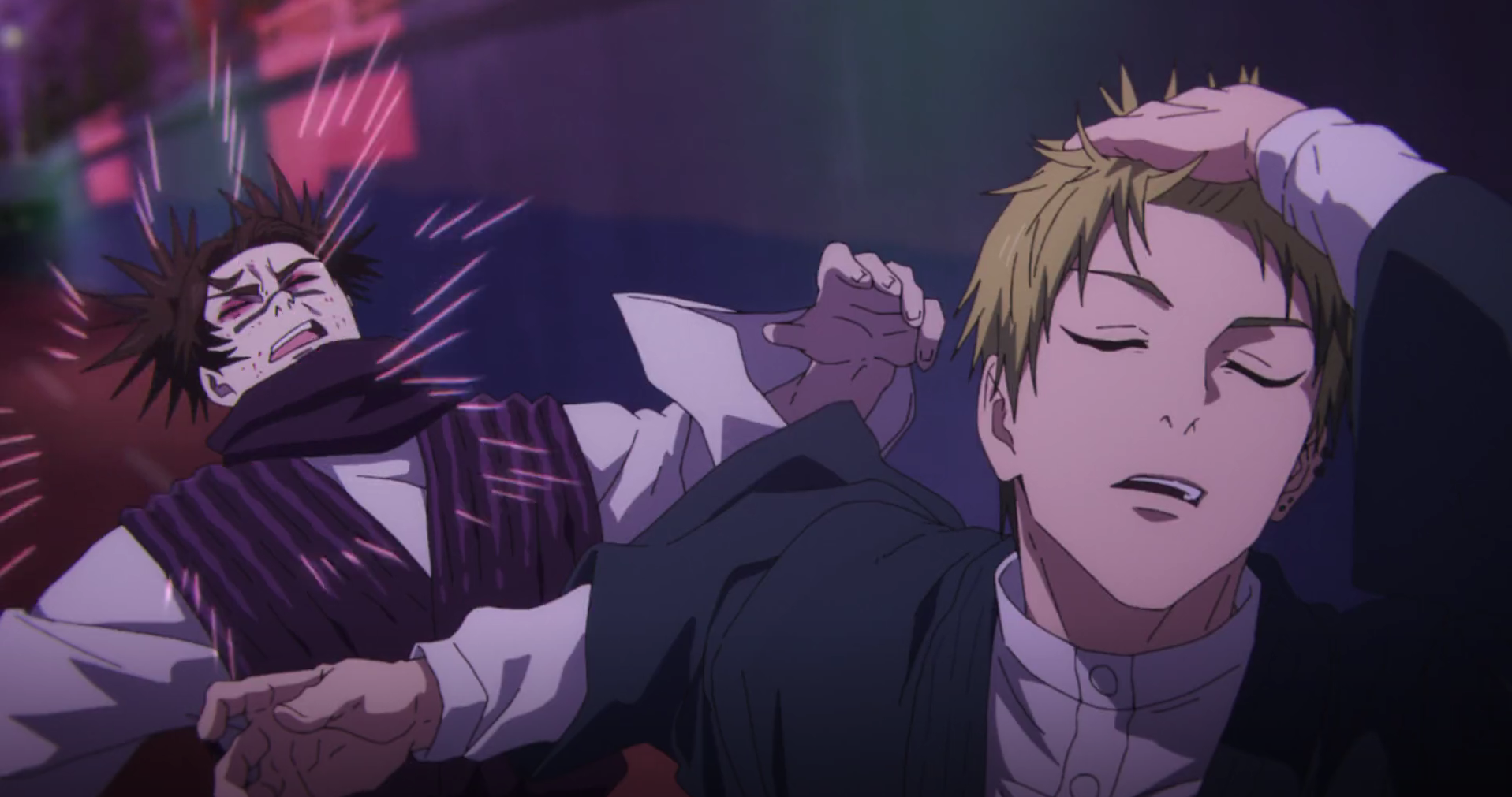 zenin naoya vs choso Blank Meme Template