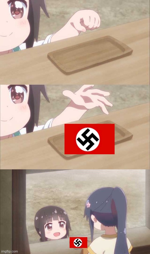 Testing the waters (not political) | image tagged in anime girl buying | made w/ Imgflip meme maker