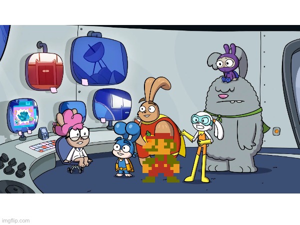 If Mario was in…Super Duper Bunny League (2025) | image tagged in super mario,superheroes,bunny,animals,animation,nickelodeon | made w/ Imgflip meme maker