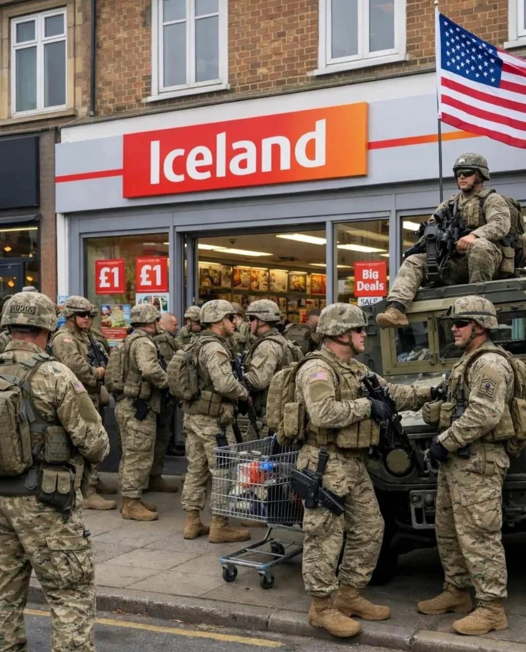 Iceland Invasion Blank Meme Template