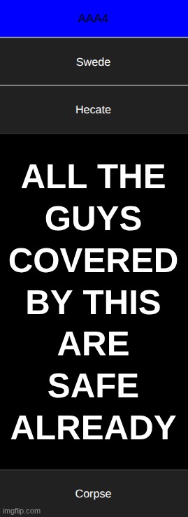 save one | made w/ Imgflip meme maker