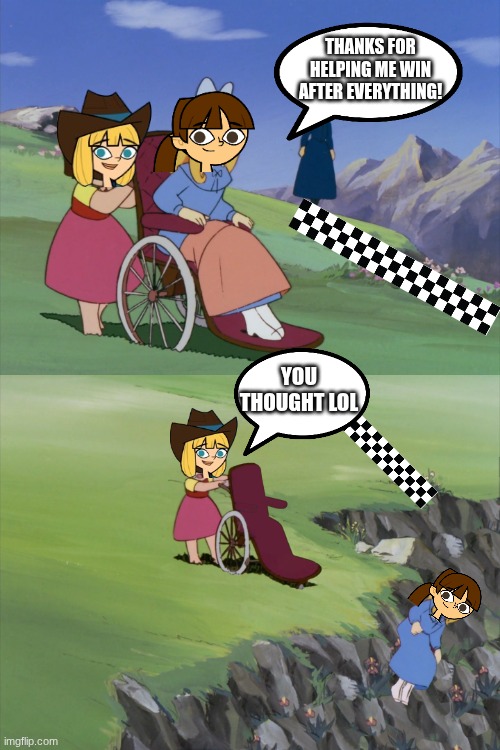 Fiore meme | THANKS FOR HELPING ME WIN AFTER EVERYTHING! YOU THOUGHT LOL | image tagged in funny memes | made w/ Imgflip meme maker