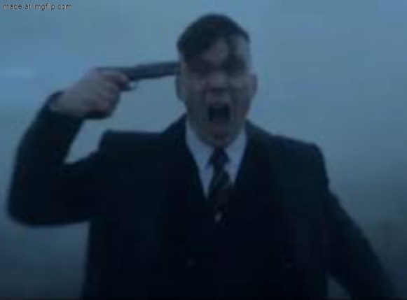 cillian Murphy kms | image tagged in cillian murphy kms | made w/ Imgflip meme maker