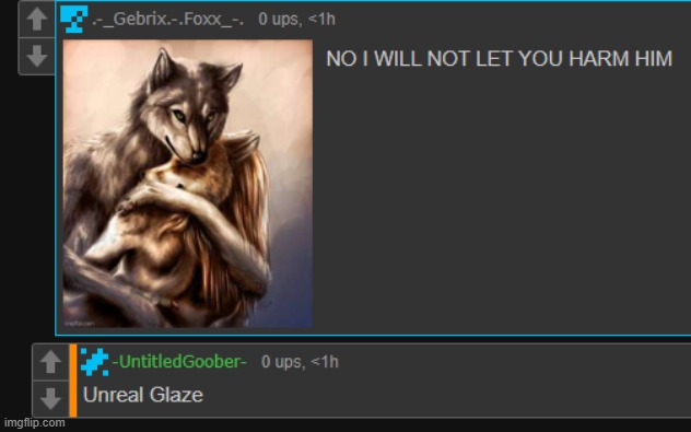 Corny E-Wolf | made w/ Imgflip meme maker