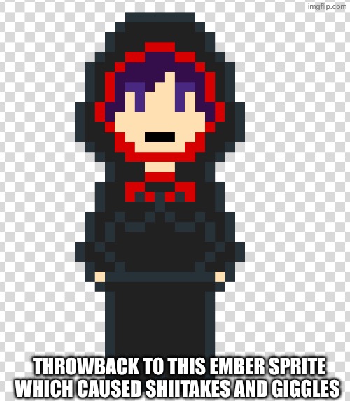 Let’s see who remembers why | THROWBACK TO THIS EMBER SPRITE WHICH CAUSED SHIITAKES AND GIGGLES | made w/ Imgflip meme maker