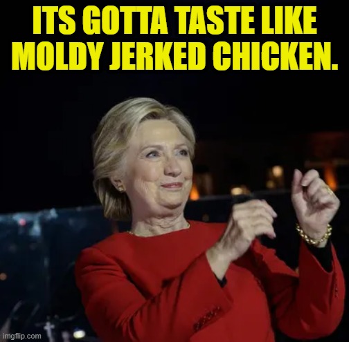 ITS GOTTA TASTE LIKE MOLDY JERKED CHICKEN. | made w/ Imgflip meme maker