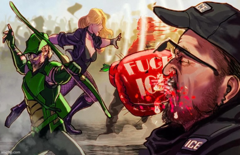 why do Green Arrow and Black Canary hate ICE? are they based? | made w/ Imgflip meme maker