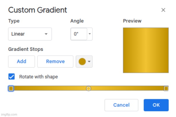 do we fw the golden gradient | made w/ Imgflip meme maker