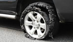 Flat tire Blank Meme Template