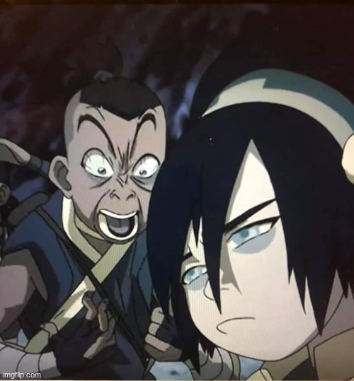 image tagged in sokka yelling | made w/ Imgflip meme maker