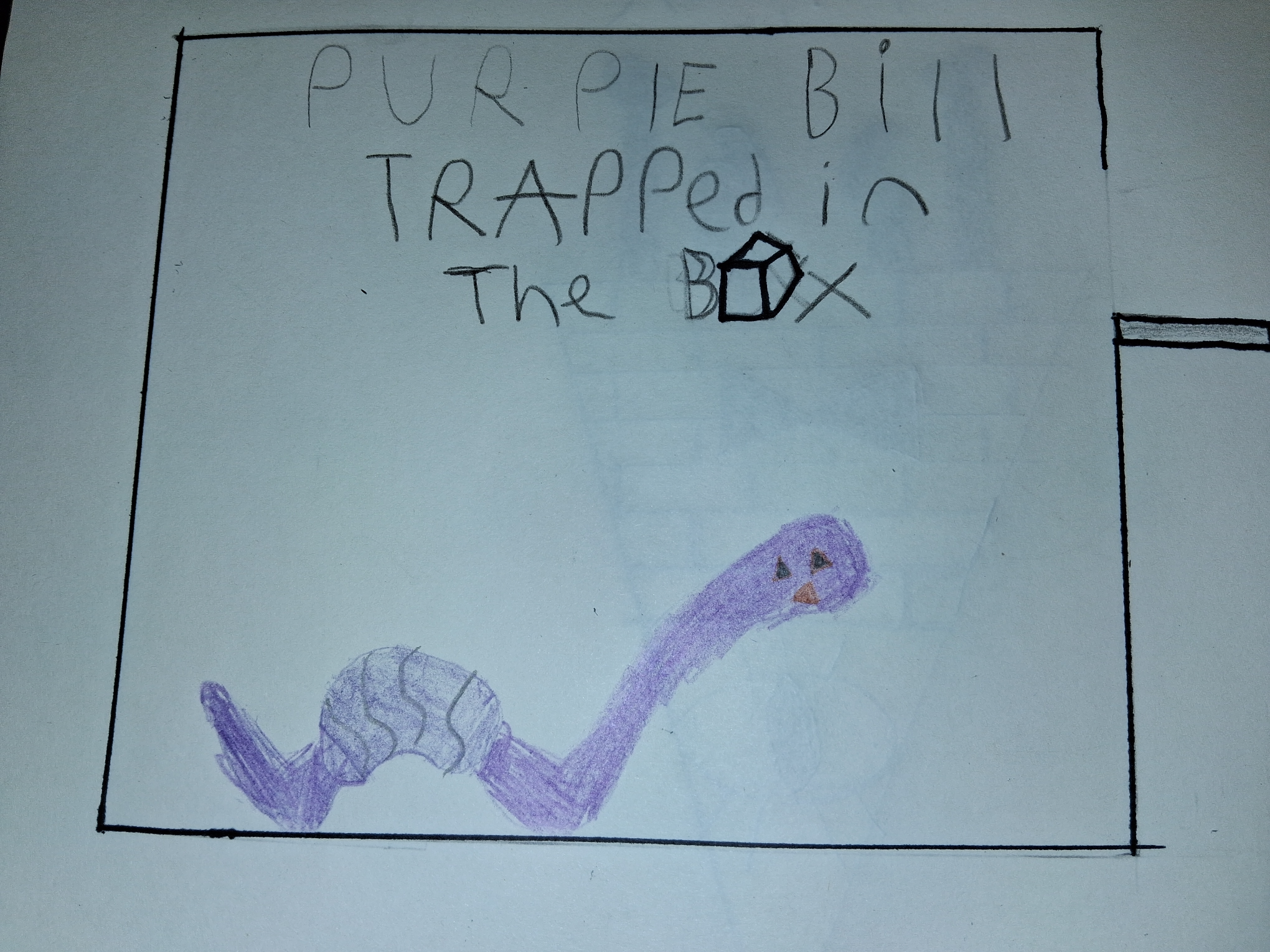 High Quality Purple bill Blank Meme Template