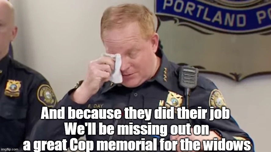 HOW could those Cops work for him ? | image tagged in portland pussy police chief meme | made w/ Imgflip meme maker