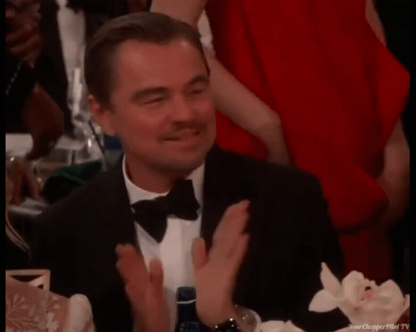 Leo Pointing Blank Meme Template
