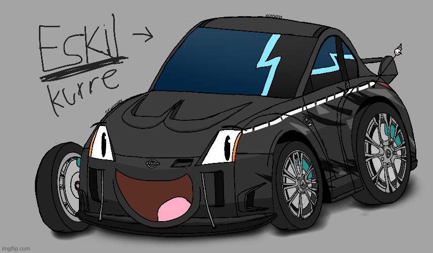 Made a character in TXR25, also inspired by Masahiro Akita/Garage 82’s art style | image tagged in random,cars,oc,drawing | made w/ Imgflip meme maker