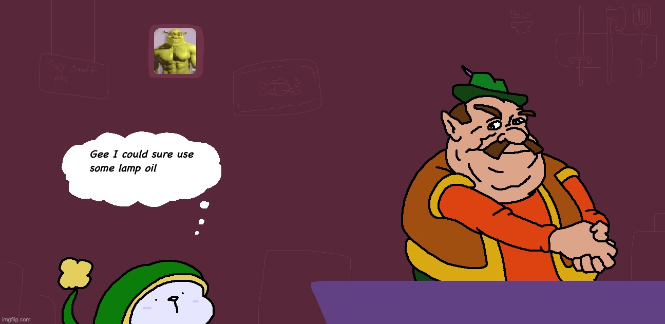 Lamp oil, you say? | made w/ Imgflip meme maker