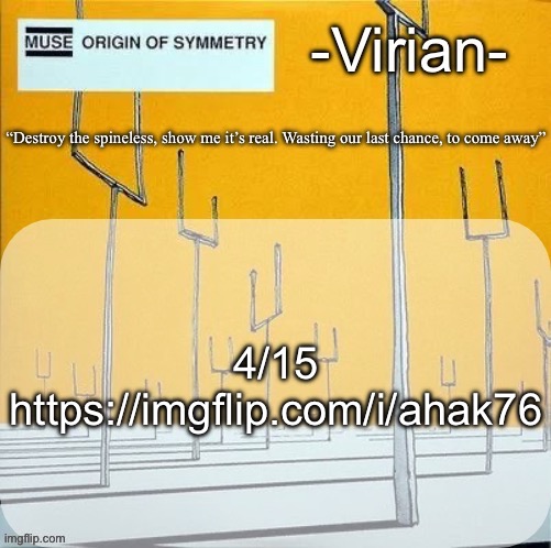Enroll anonymously | 4/15
https://imgflip.com/i/ahak76 | image tagged in virian muse announcement temp | made w/ Imgflip meme maker