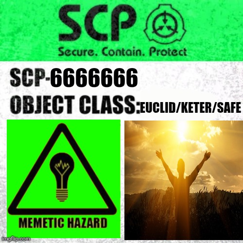 SCP-66666666 Blank Meme Template