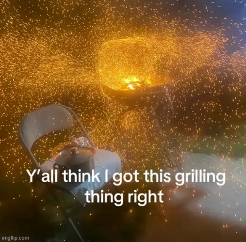 grilling | image tagged in what | made w/ Imgflip meme maker