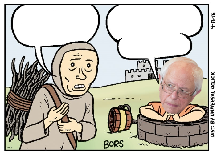 Speaking Well Bernie Sanders Blank Meme Template