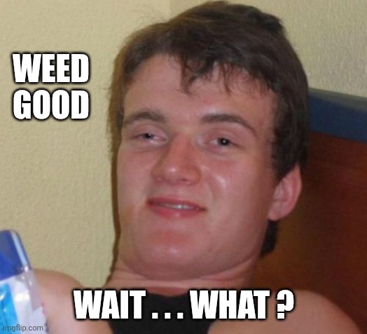 10 Guy Meme | WEED
GOOD WAIT . . . WHAT ? | image tagged in memes,10 guy | made w/ Imgflip meme maker